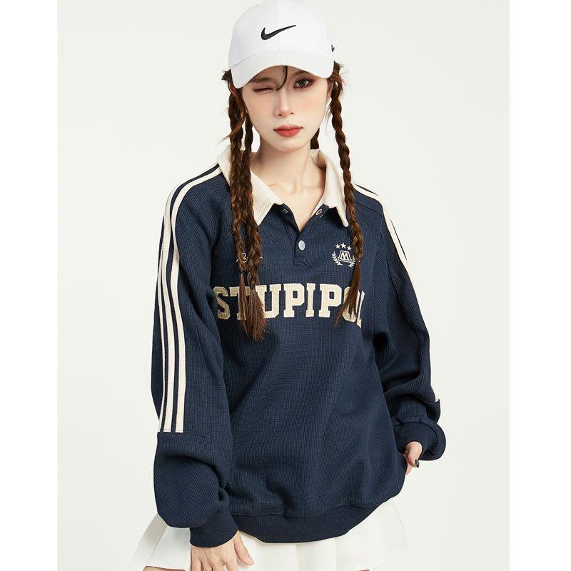 Women s Retro Oversize Raglan Polo Sweatshirt - Heavyweight, Trendy for Spring & Autumn 2XL (Recommended 150-180 lbs)
Women s Retro Oversize Raglan Polo Sweatshirt - Heavyweight, Trendy for Spring & Autumn 2XL (Recommended 150-180 lbs)
