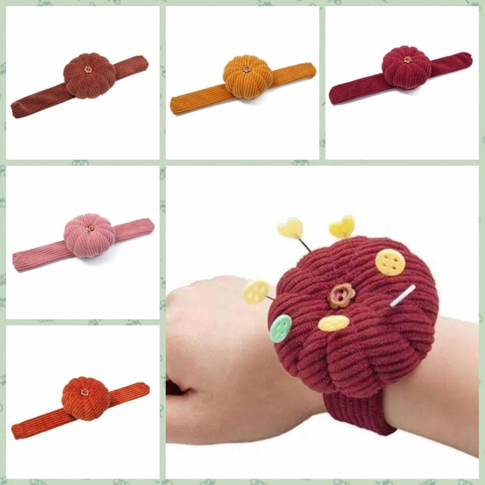 With Elastic Wrist Belt Needle Cushion Pumpkin Shaped Needle Pillow Wrist Pin Cushion Needlework жовтий
With Elastic Wrist Belt Needle Cushion Pumpkin Shaped Needle Pillow Wrist Pin Cushion Needlework жовтий