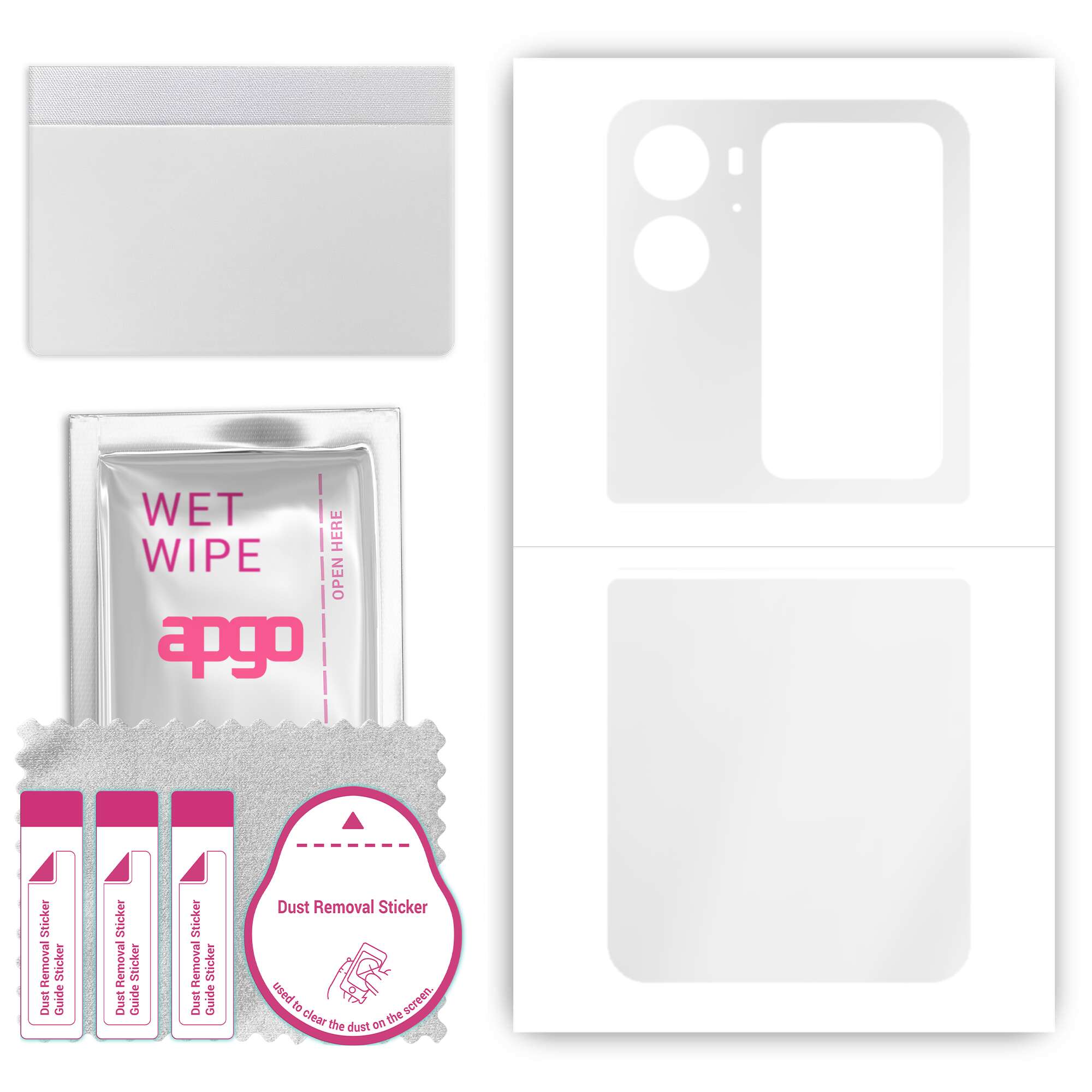 apgo Ultra Clear Protective Skin Sticker для задньої панелі, сумісної з Oppo Find N2 Flip, Wrap Film, Hydrogel Film, гнучкий, м’який ТПУ з позиціонуванням
apgo Ultra Clear Protective Skin Sticker для задньої панелі, сумісної з Oppo Find N2 Flip, Wrap Film, Hydrogel Film, гнучкий, м’який ТПУ з позиціонуванням