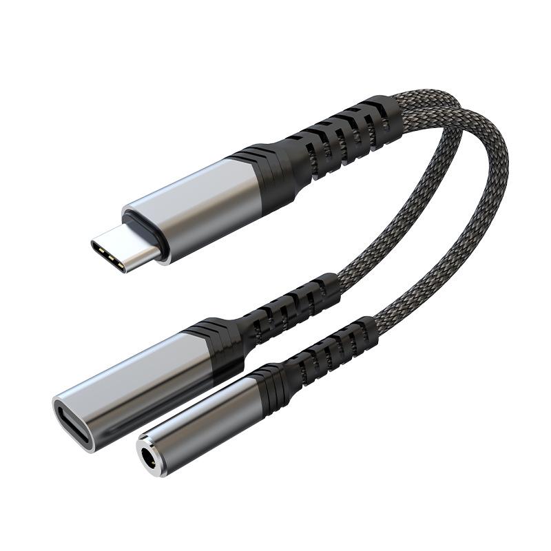 Подвійний аудіоконвертер USB-C на 3,5 мм для телефонів Apple та Huawei
Подвійний аудіоконвертер USB-C на 3,5 мм для телефонів Apple та Huawei