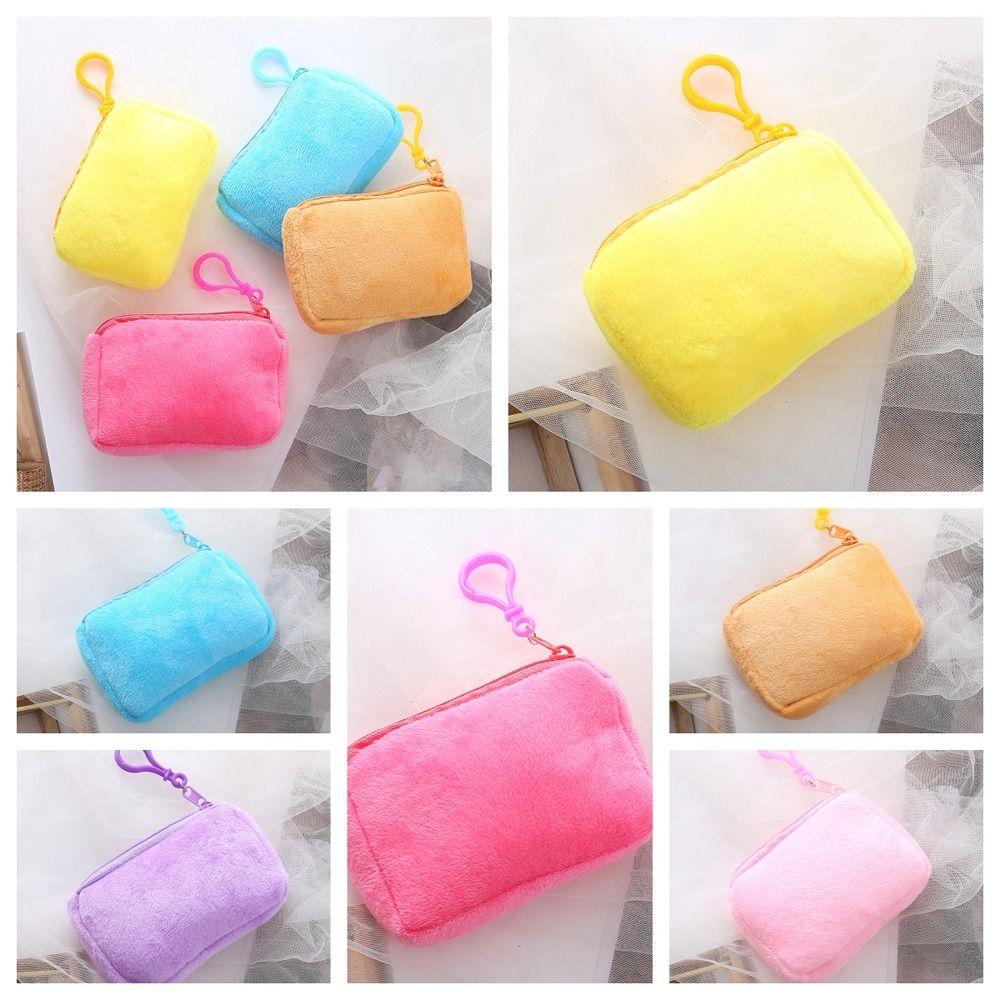 With Keychain Plush Coin Purse Zipper Small Earphone Bag Sweet Zipper Lipstick Bag Outdoor
With Keychain Plush Coin Purse Zipper Small Earphone Bag Sweet Zipper Lipstick Bag Outdoor