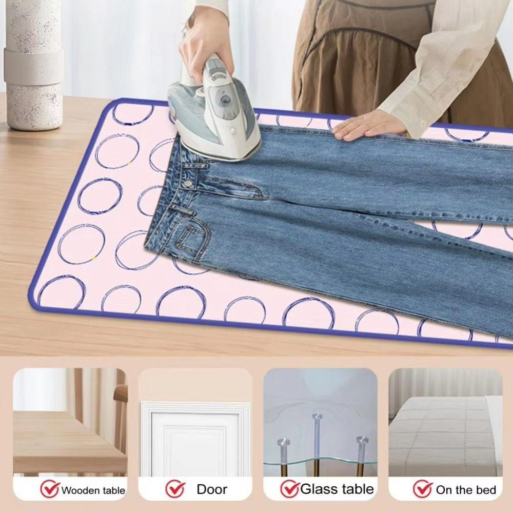 High Temperature Resistant Ironing Boards Foldable Heat Press Mat for Home Travel & Business Trips S рожевий
High Temperature Resistant Ironing Boards Foldable Heat Press Mat for Home Travel & Business Trips S рожевий
