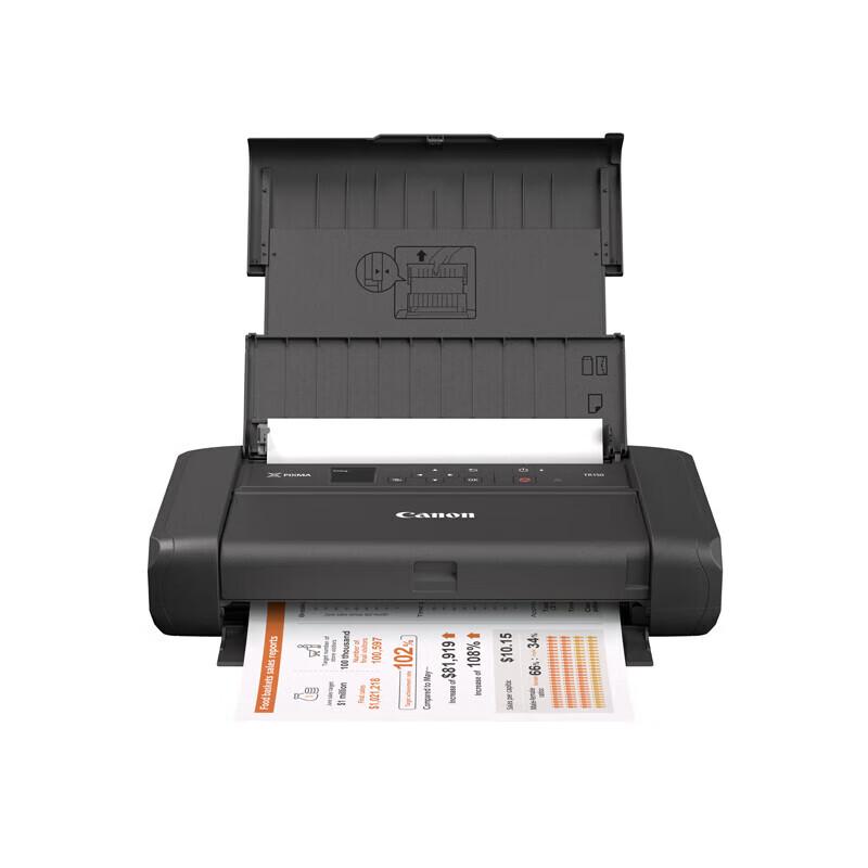 Портативний бездротовий струменевий принтер Canon TR150 A4
Портативний бездротовий струменевий принтер Canon TR150 A4