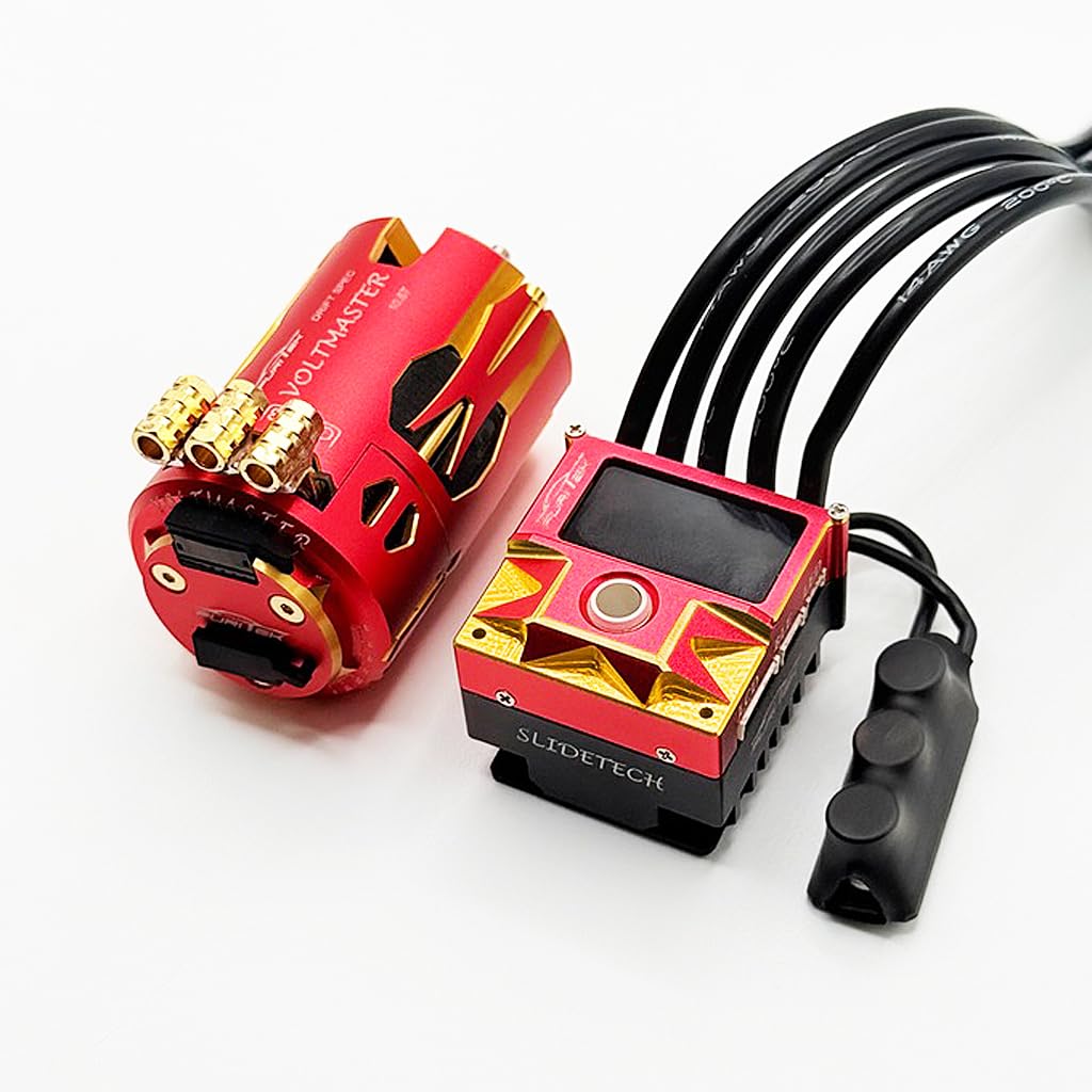 FURITEK BLS Drift Combo Slidetech Voltmaster Crimson Red Edition Brushless Combo Set for Competition Drift 1/10 & 10.5T FUR-2658
FURITEK BLS Drift Combo Slidetech Voltmaster Crimson Red Edition Brushless Combo Set for Competition Drift 1/10 & 10.5T FUR-2658