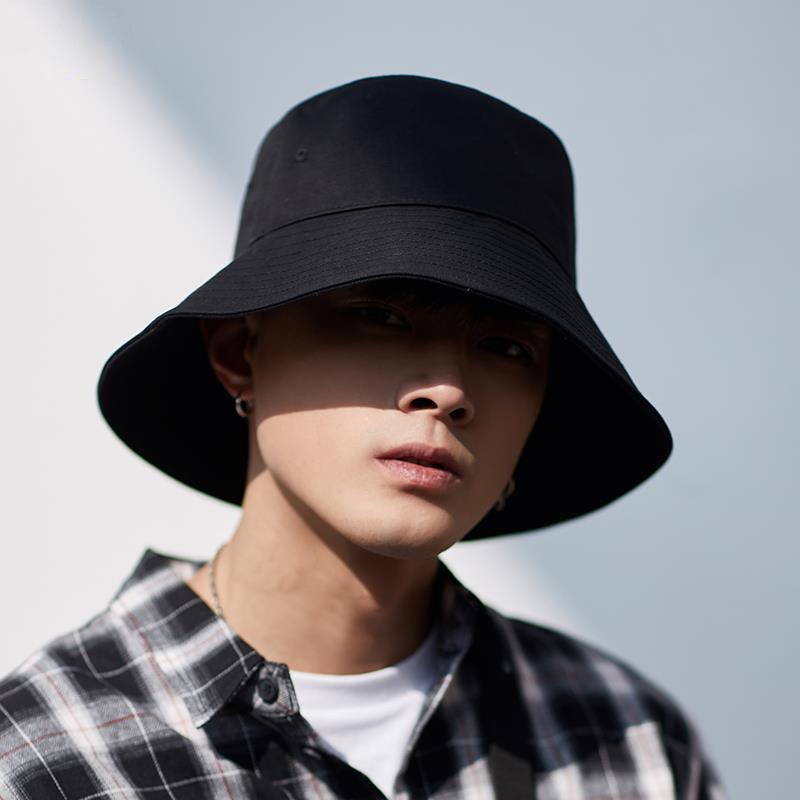 Double-Sided Sun Protection Fisherman Hat - Unisex Korean and Japanese Style Cotton Bucket Hat Black 40-45% Cotton
Double-Sided Sun Protection Fisherman Hat - Unisex Korean and Japanese Style Cotton Bucket Hat Black 40-45% Cotton