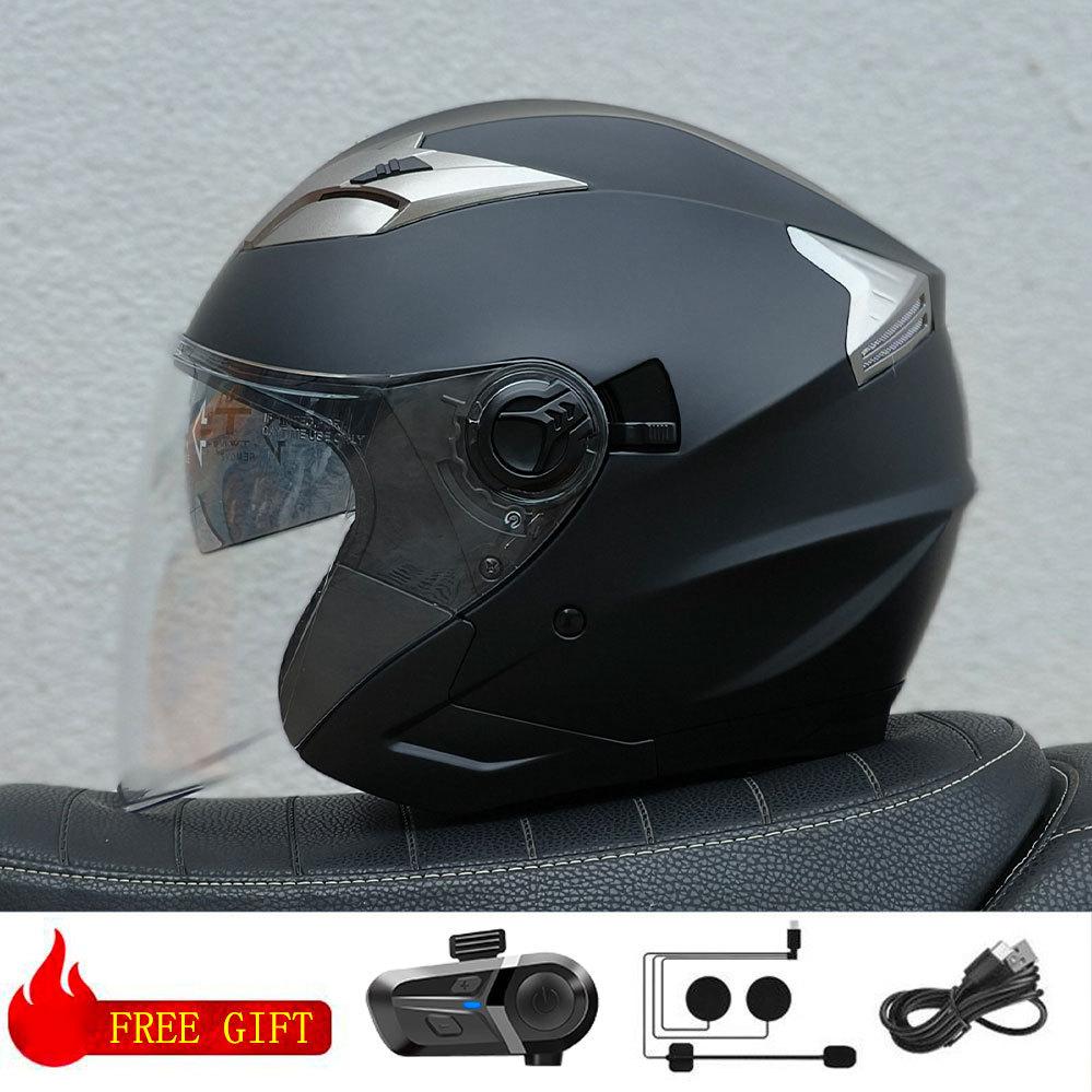 BLD Baileyde helmets are exclusively supplied3/4Half helmet motorcycle helmet with dual visors for riding M(57-58)
BLD Baileyde helmets are exclusively supplied3/4Half helmet motorcycle helmet with dual visors for riding M(57-58)