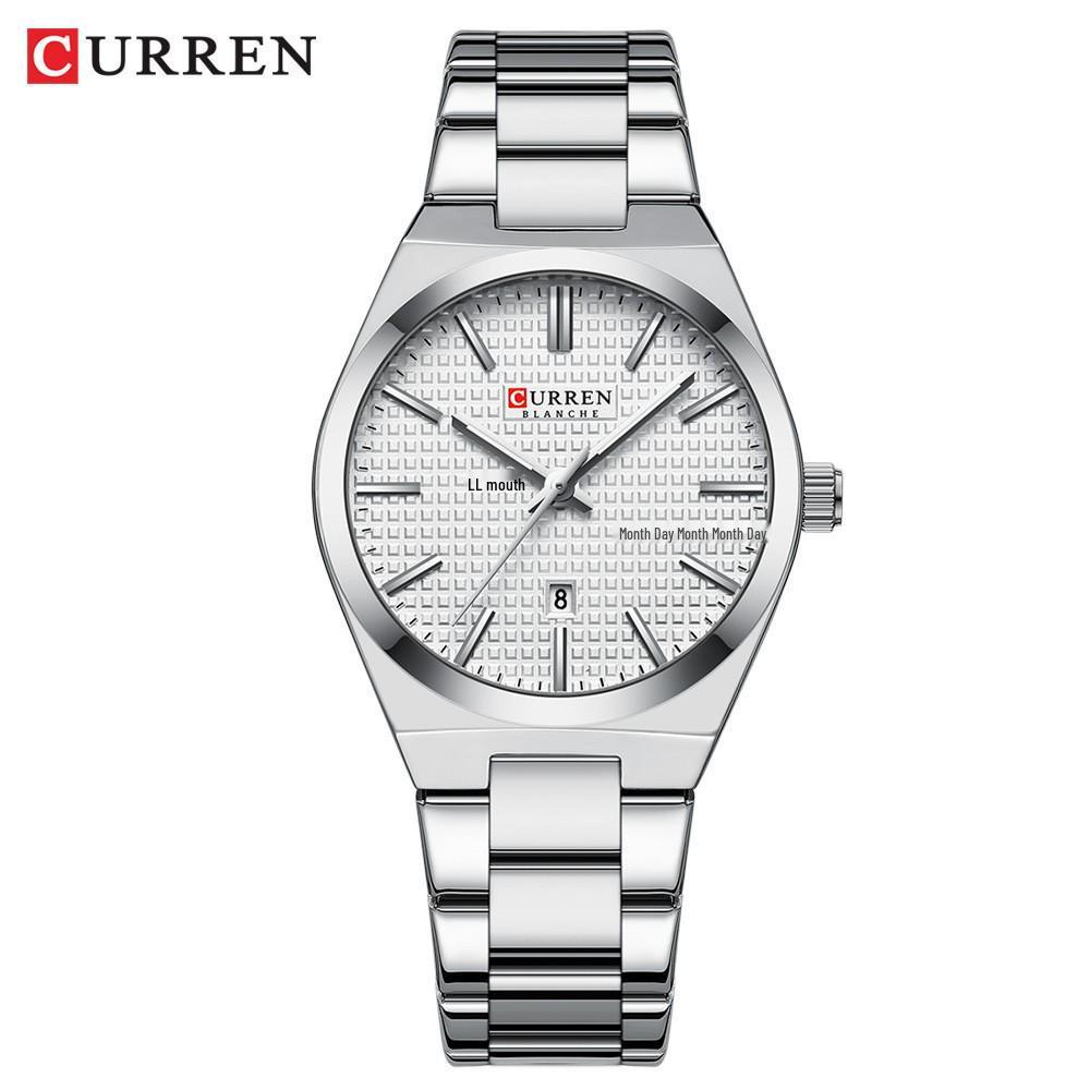 Curren Women s Fashion Steel Band Watch with Calendar - Model 8439.
Curren Women s Fashion Steel Band Watch with Calendar - Model 8439.