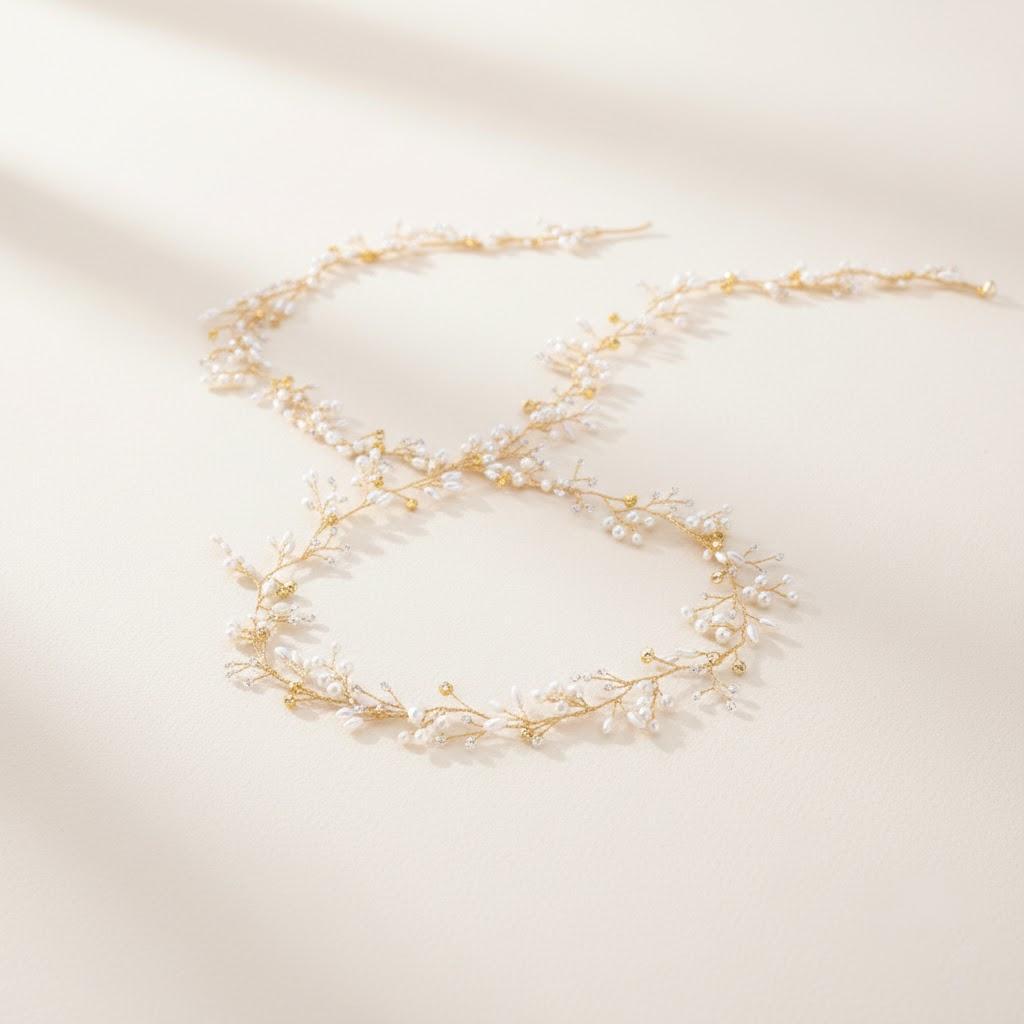 Luxury Bridal Hair Accessories 50cm Pearl Crystal Wedding Headband Women Hair Jewelry Decorative Vine золотий
Luxury Bridal Hair Accessories 50cm Pearl Crystal Wedding Headband Women Hair Jewelry Decorative Vine золотий