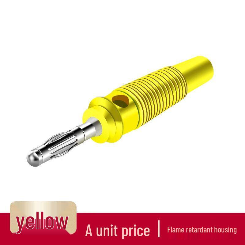 4mm Solderless Stackable Banana Test Audio Plug жовтий
4mm Solderless Stackable Banana Test Audio Plug жовтий