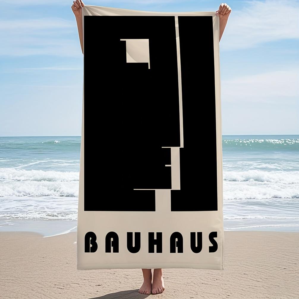 1pc Le Corbusier-Inspired Minimalist Abstract Beach Towel - Quick-Dry Soft Microfiber, Black & White Bauhaus Design for Beach W40*H60(CM)
1pc Le Corbusier-Inspired Minimalist Abstract Beach Towel - Quick-Dry Soft Microfiber, Black & White Bauhaus Design for Beach W40*H60(CM)