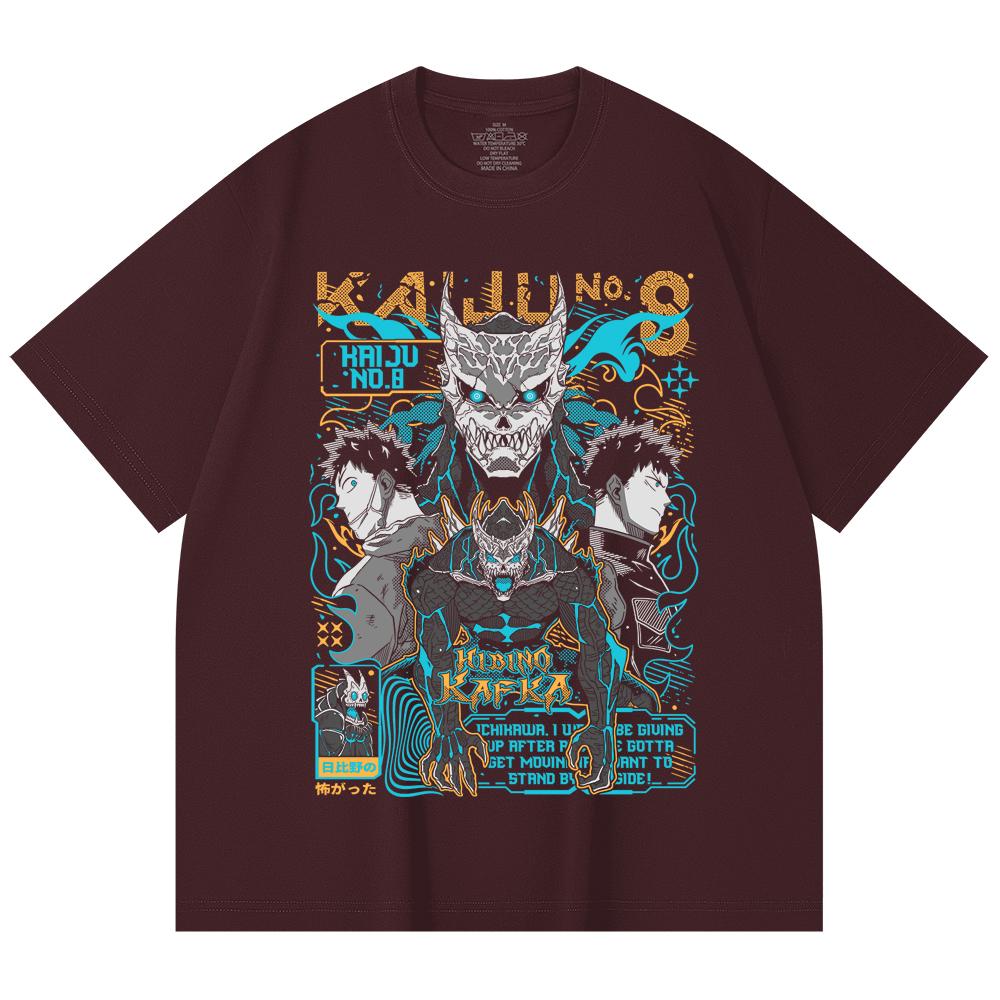 230 Gsm 100% Cotton Kaiju No 8 V20 Kafka Print Unisex Heavy Cotton T Shirt 2XL вина червоного кольору
230 Gsm 100% Cotton Kaiju No 8 V20 Kafka Print Unisex Heavy Cotton T Shirt 2XL вина червоного кольору