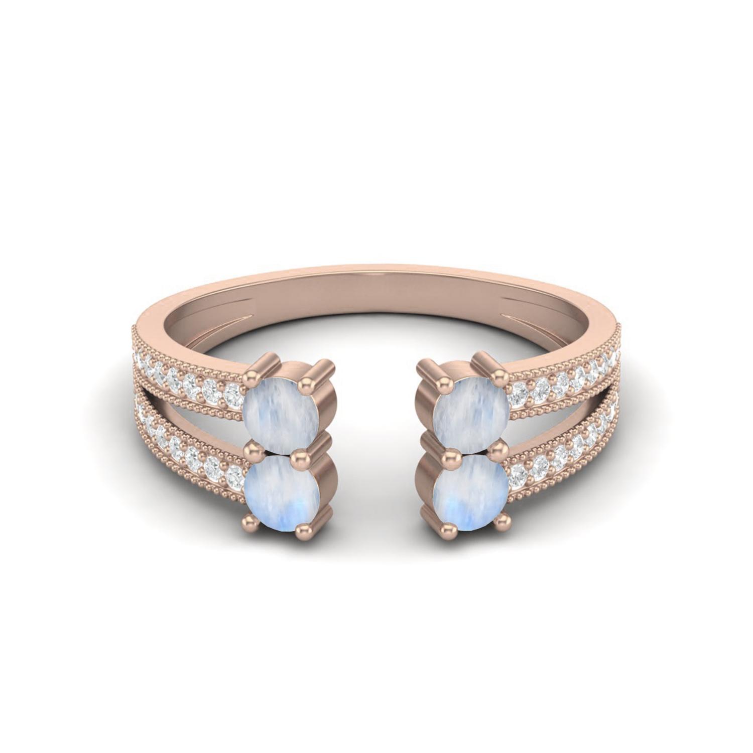 1.04 Cts Moonstone Front Open 925 Sterling Silver Rose Vermeil Split Shank Engagement Women Rings 9 ярко-розовый
1.04 Cts Moonstone Front Open 925 Sterling Silver Rose Vermeil Split Shank Engagement Women Rings 9 ярко-розовый