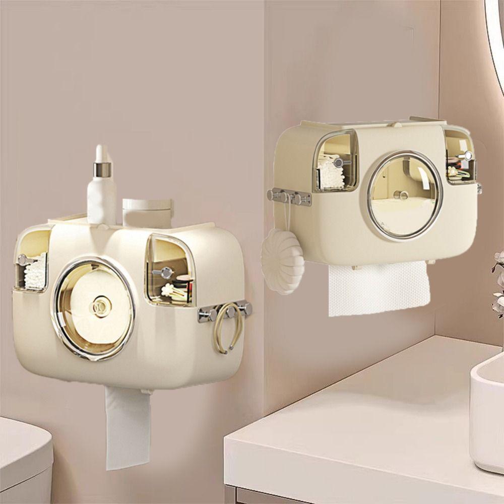 Wall Mounted Toilet Paper Holder Punch-Free Disposable Washcloth Box Paper Extraction Box Bathroom бежевий
Wall Mounted Toilet Paper Holder Punch-Free Disposable Washcloth Box Paper Extraction Box Bathroom бежевий