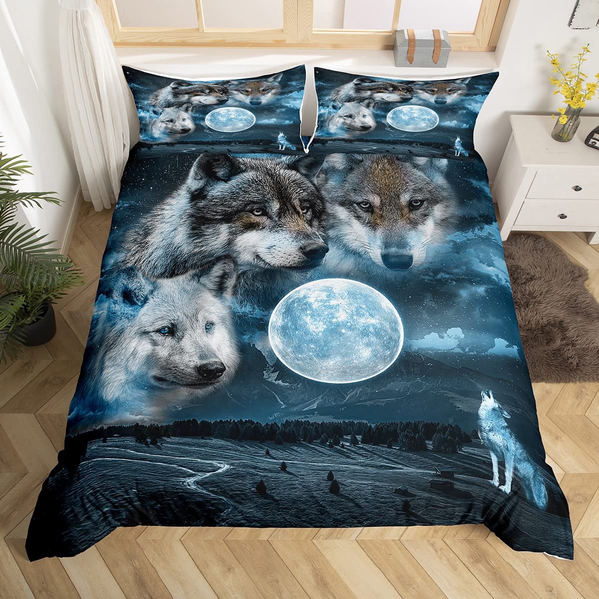 Комплект постельного белья с изображением волка, комплект постельного белья Queen для детей и подростков из микрофибры с изображением животных, комплект постельного белья с рисунком снежного волка и принтом диких животных EU single(135x200cm)
Комплект постельного белья с изображением волка, комплект постельного белья Queen для детей и подростков из микрофибры с изображением животных, комплект постельного белья с рисунком снежного волка и принтом диких животных EU single(135x200cm)