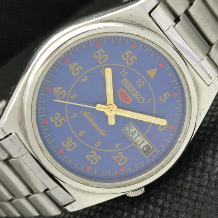 USED VINTAGE SEIKO 5 AUTOMATIC 7009A JAPAN MENS D/D BLUE WATCH 608e-a315918-9 SKU608e-a315918
USED VINTAGE SEIKO 5 AUTOMATIC 7009A JAPAN MENS D/D BLUE WATCH 608e-a315918-9 SKU608e-a315918
