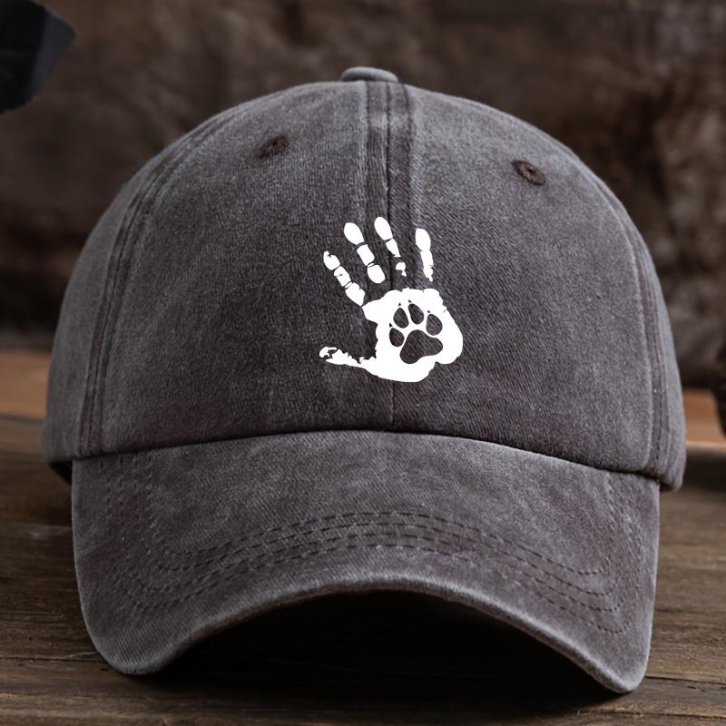 Fun handprint and dog paw print baseball cap unisex outdoor sun protection visor коричневий
Fun handprint and dog paw print baseball cap unisex outdoor sun protection visor коричневий