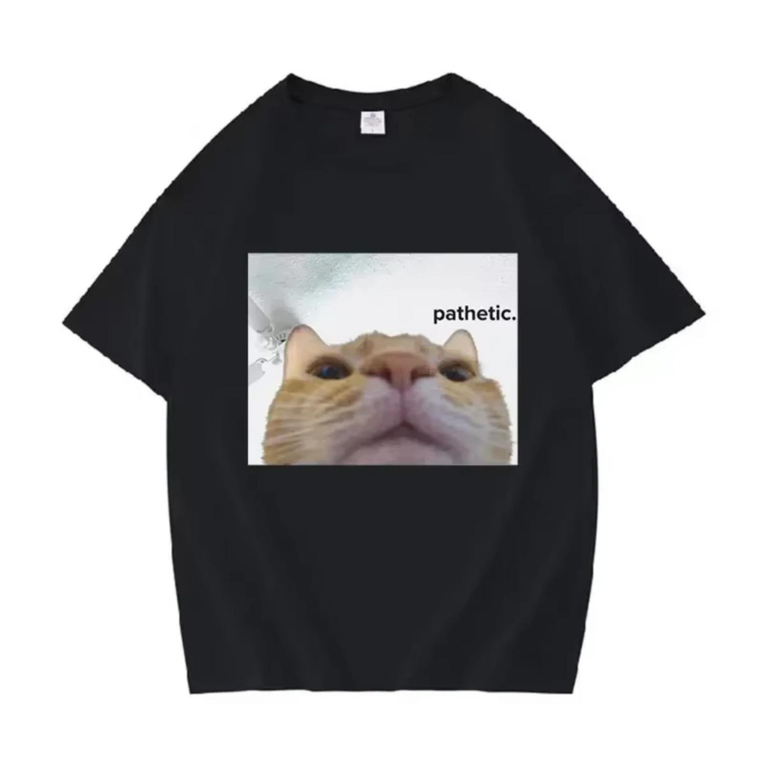 Women Fashion Casual Short Sleeve T-shirt Funny Pathetic Cat Meme Graphic T Shirts Men Summer O-Neck Oversized Tees Sport Top S чёрный
Women Fashion Casual Short Sleeve T-shirt Funny Pathetic Cat Meme Graphic T Shirts Men Summer O-Neck Oversized Tees Sport Top S чёрный