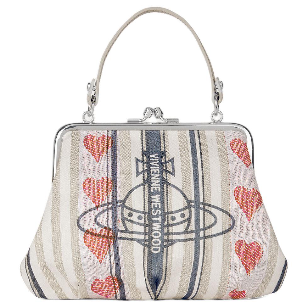 VIVIENNE WESTWOOD Granny Frame Jacquard Pattern Polished Hardware Linen Handbag Women Handbags Multicolor 4B01000KWW0148 Basic Set (Bag+Dust Bag)
VIVIENNE WESTWOOD Granny Frame Jacquard Pattern Polished Hardware Linen Handbag Women Handbags Multicolor 4B01000KWW0148 Basic Set (Bag+Dust Bag)