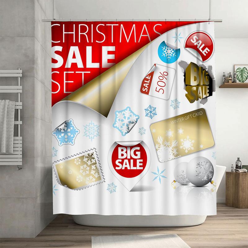 Tu Winter Snowflake Shower Curtain Christmas Bathroom Decor Set Waterproof Holiday Festive Home Decor Backdrop W60H190(CM)-1 Pcs
Tu Winter Snowflake Shower Curtain Christmas Bathroom Decor Set Waterproof Holiday Festive Home Decor Backdrop W60H190(CM)-1 Pcs