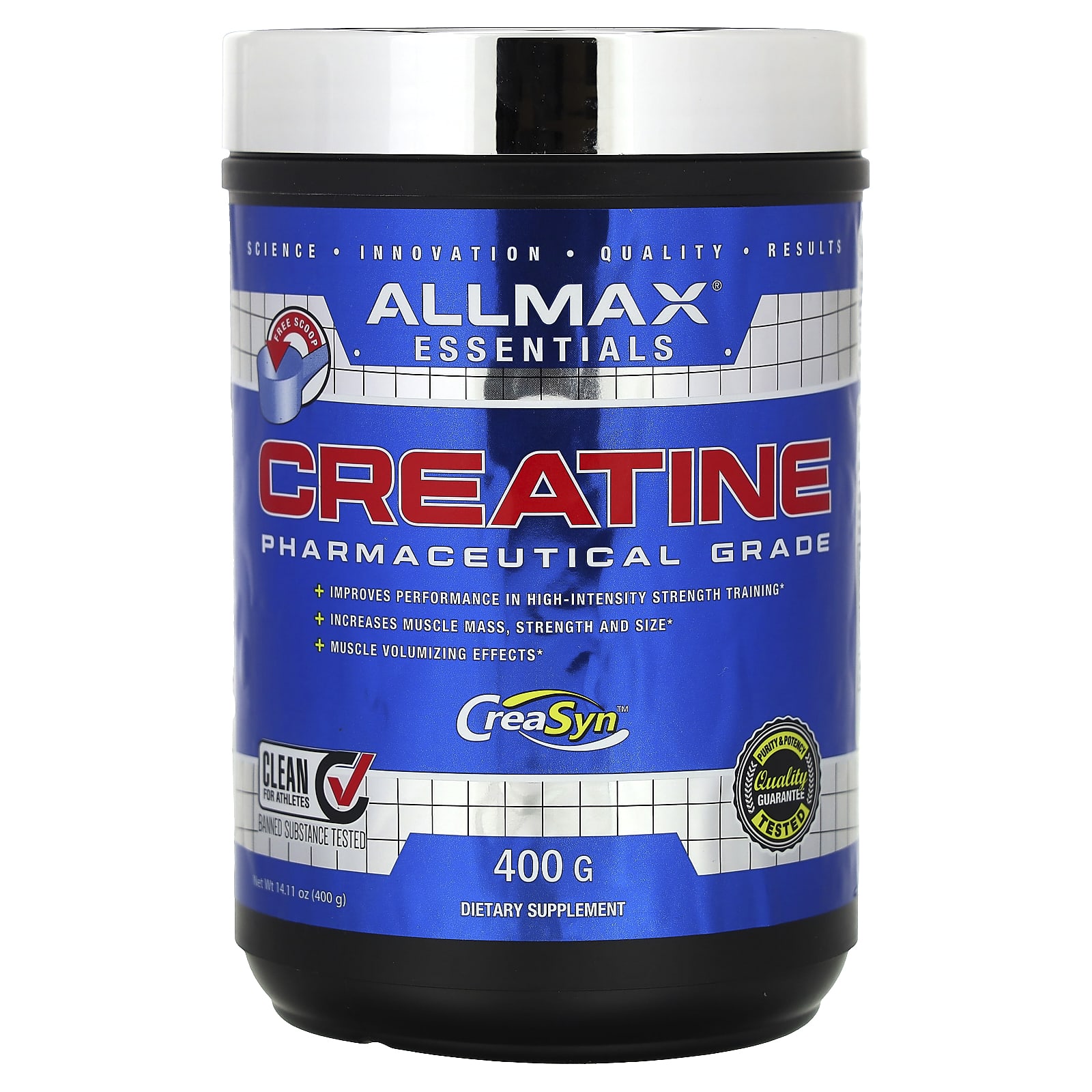 Creatine Powder, 100% Pure Micronized Creatine Monohydrate, Pharmacopeial Grade Creatine, 14.11 Oz (400 G)
Creatine Powder, 100% Pure Micronized Creatine Monohydrate, Pharmacopeial Grade Creatine, 14.11 Oz (400 G)