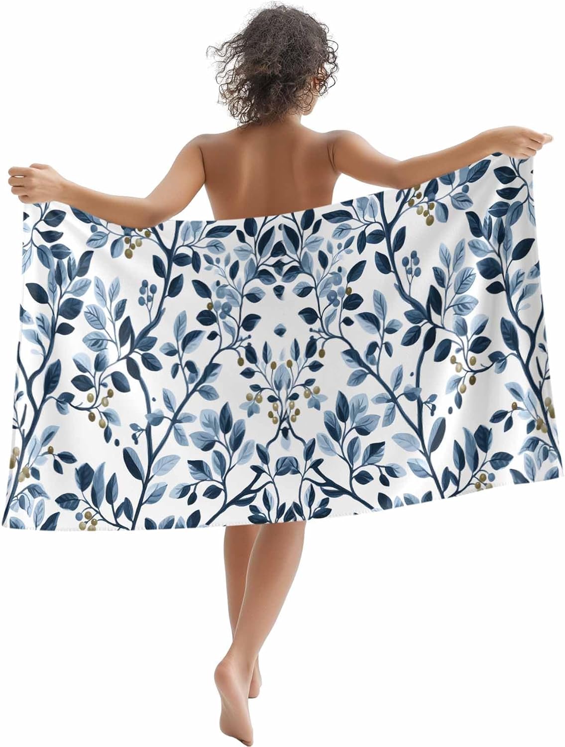 Farmhouse Vintage Branches Beach Towels Microfiber Sand Free Quick Dry Travel Towels Soft Absorbent Lightweight Country Blue W30*H60(CM)
Farmhouse Vintage Branches Beach Towels Microfiber Sand Free Quick Dry Travel Towels Soft Absorbent Lightweight Country Blue W30*H60(CM)