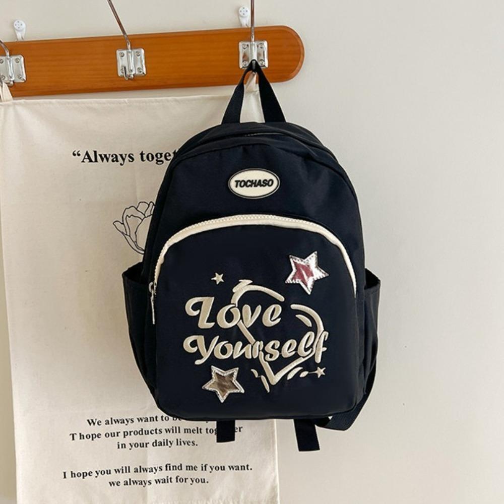 Adjustable Straps Kindergarten Backpack Nylon Letter Embroidered Backpack Children Shool Bag Kids чёрный
Adjustable Straps Kindergarten Backpack Nylon Letter Embroidered Backpack Children Shool Bag Kids чёрный