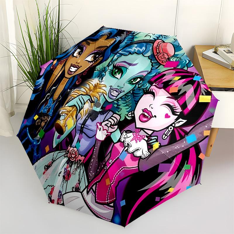 Monster High, Friendship- Automatic Opening and Closing, 8-rib Structure Portable Umbrella, Suitable for Men and Women in All Seasons - Perf
Monster High, Friendship- Automatic Opening and Closing, 8-rib Structure Portable Umbrella, Suitable for Men and Women in All Seasons - Perf