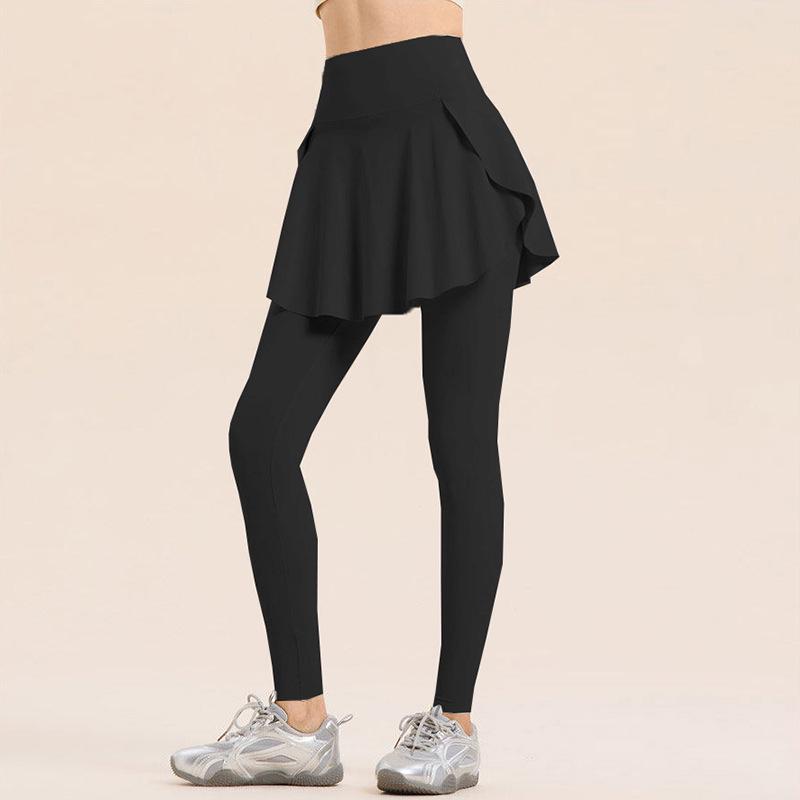 Women s Two-Piece Yoga Skirt-Pants for Morning Run, Badminton, Yoga & Fitness - Plus Size & Petite Tight Base Layer. M (90-100 lbs) чёрный
Women s Two-Piece Yoga Skirt-Pants for Morning Run, Badminton, Yoga & Fitness - Plus Size & Petite Tight Base Layer. M (90-100 lbs) чёрный