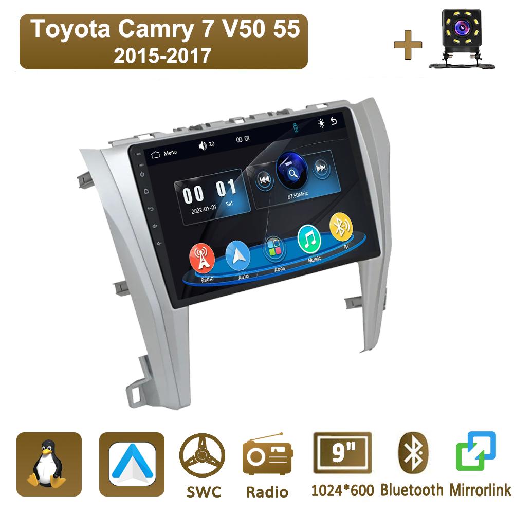Icreative Car Radio Multimedia MP5 Player Head Unit Stereo BT For Toyota Camry 7 V50 55 2015-2017 чёрный
Icreative Car Radio Multimedia MP5 Player Head Unit Stereo BT For Toyota Camry 7 V50 55 2015-2017 чёрный