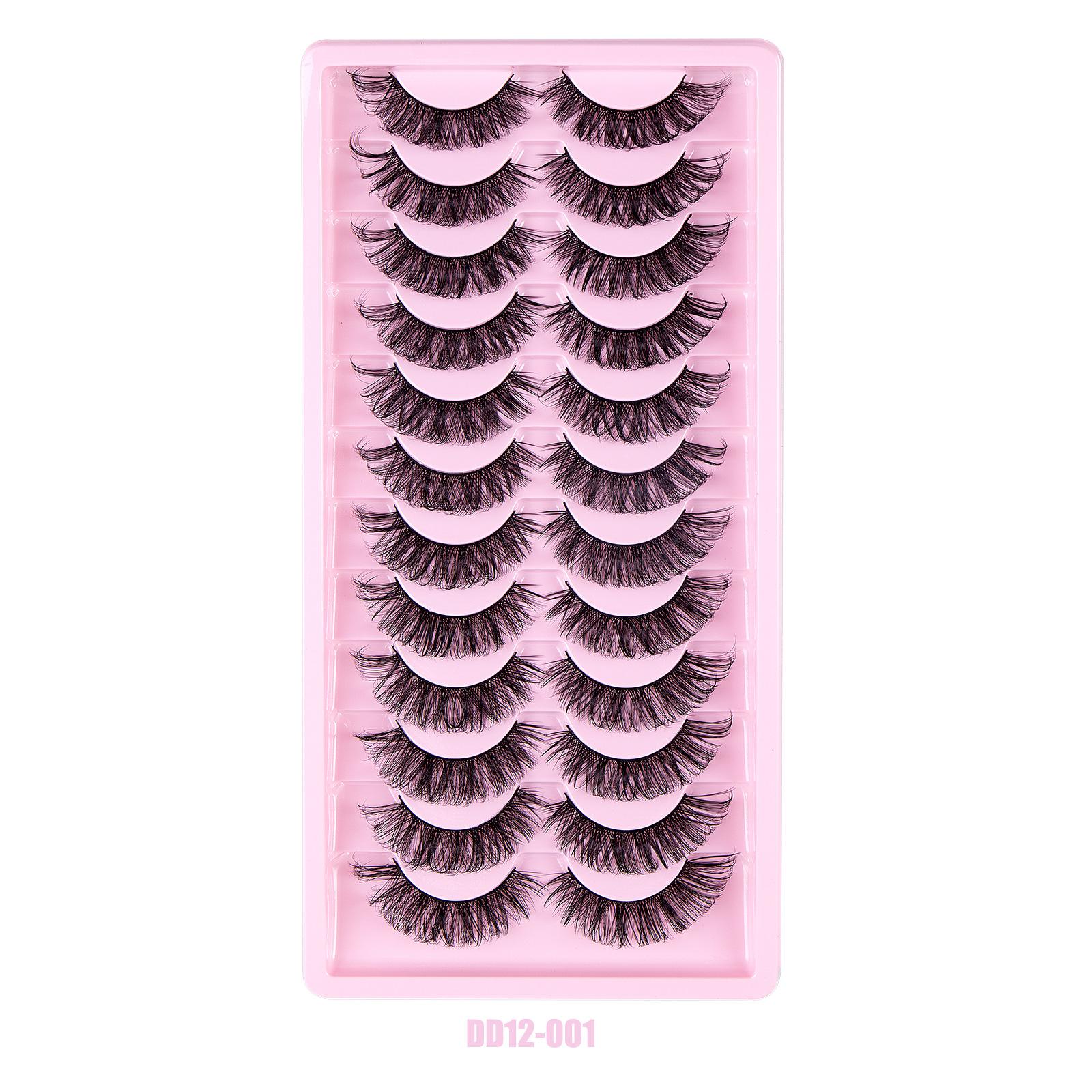 12 Pairs Of Man-Made Fiber False Eyelashes, Multi-Layer Curl Dd Big Curl Eyelashes
12 Pairs Of Man-Made Fiber False Eyelashes, Multi-Layer Curl Dd Big Curl Eyelashes