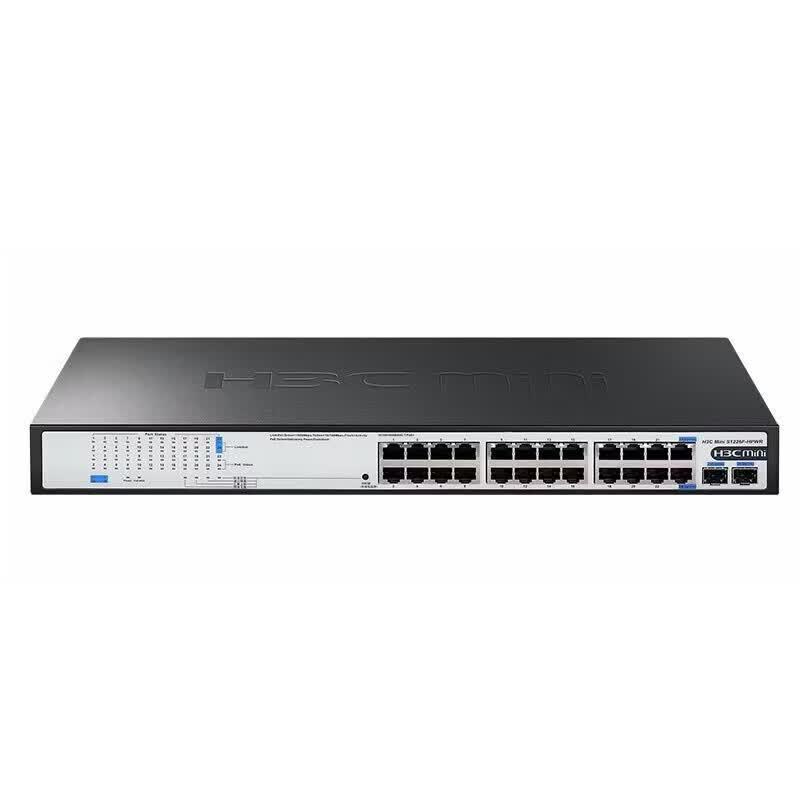 H3C S1226F-HPWR 24-Port Gigabit PoE Unmanaged Switch
H3C S1226F-HPWR 24-Port Gigabit PoE Unmanaged Switch