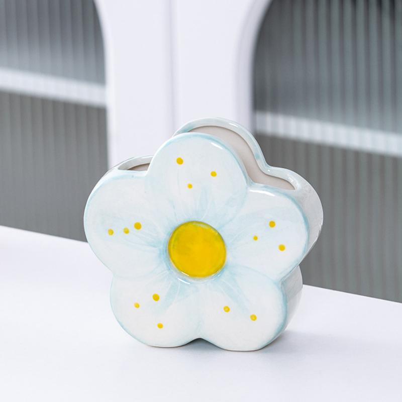 Ведро для хранения кистей для макияжа в виде тюльпана, держатель для кистей в офисе, декоративный поднос для хранения на рабочем столе в спальне, украшение Flower синий
Ведро для хранения кистей для макияжа в виде тюльпана, держатель для кистей в офисе, декоративный поднос для хранения на рабочем столе в спальне, украшение Flower синий