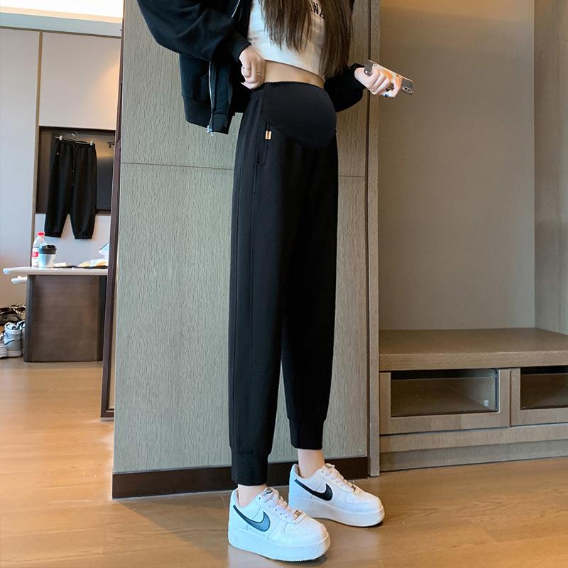 Real shot maternity pants autumn wear fashion sweatpants leggings spring and autumn maternity clothing large size thin M чёрный
Real shot maternity pants autumn wear fashion sweatpants leggings spring and autumn maternity clothing large size thin M чёрный