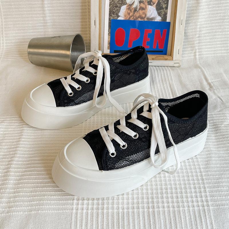 Summer and autumn breathable and comfortable muffin platform women s little white shoes 2025 new fashion trend casual canvas shoes 35 чёрный
Summer and autumn breathable and comfortable muffin platform women s little white shoes 2025 new fashion trend casual canvas shoes 35 чёрный