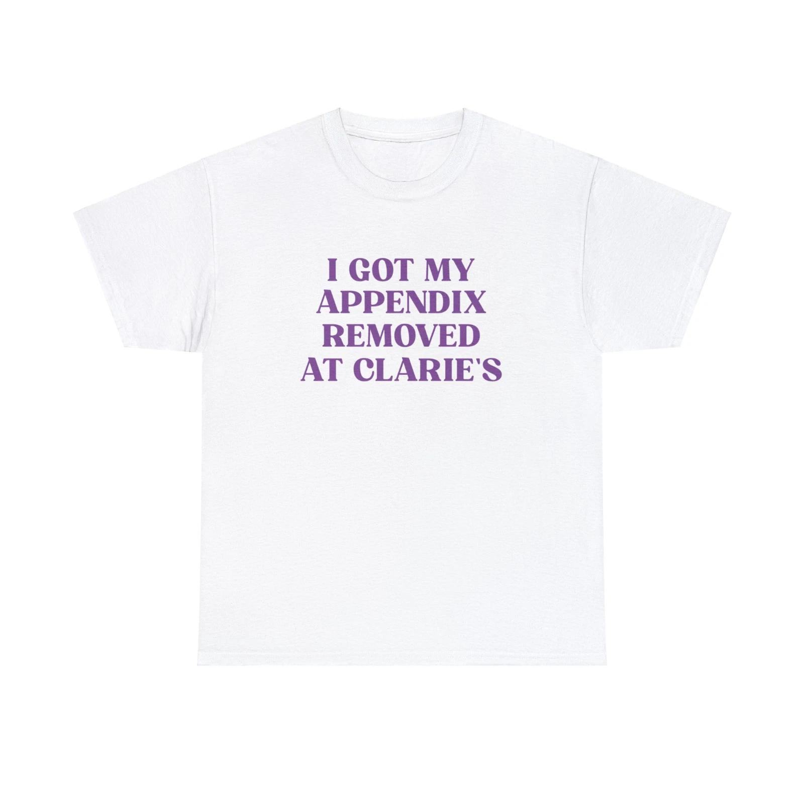 Funny I Got My Appendix Removed at Claires Tee | Humorous Joke Shirt for Adult XL
Funny I Got My Appendix Removed at Claires Tee | Humorous Joke Shirt for Adult XL