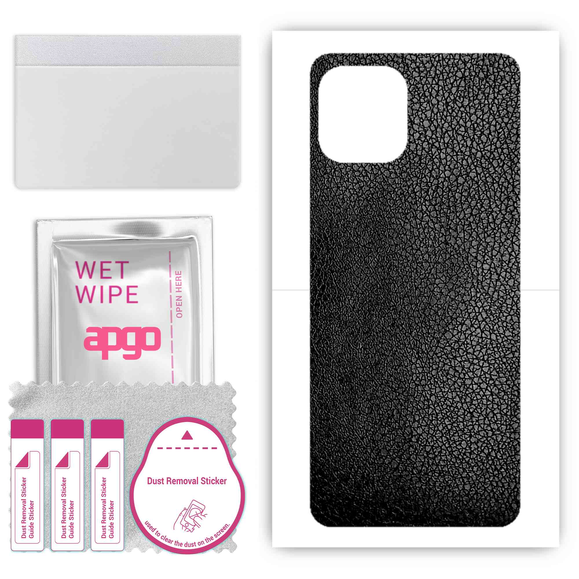 apgo Protective Skin Sticker for the back compatible with Motorola Edge 20 Lite, Wrap Film, Foil, Vinyl - Pattern Black Leather
apgo Protective Skin Sticker for the back compatible with Motorola Edge 20 Lite, Wrap Film, Foil, Vinyl - Pattern Black Leather
