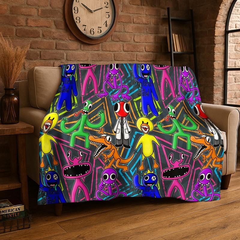 Game R-Rainbow Friends Cartoon Flannel Blanket Soft Warm Throw Blanket for Bedroom Living Room Bed Travel Camping Picnic Kid 75x90cm
Game R-Rainbow Friends Cartoon Flannel Blanket Soft Warm Throw Blanket for Bedroom Living Room Bed Travel Camping Picnic Kid 75x90cm