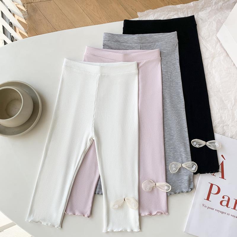Bumi er Summer Modal Girls Bow Leggings - Korean Style Trendy Capri Pants 150cm чёрный
Bumi er Summer Modal Girls Bow Leggings - Korean Style Trendy Capri Pants 150cm чёрный