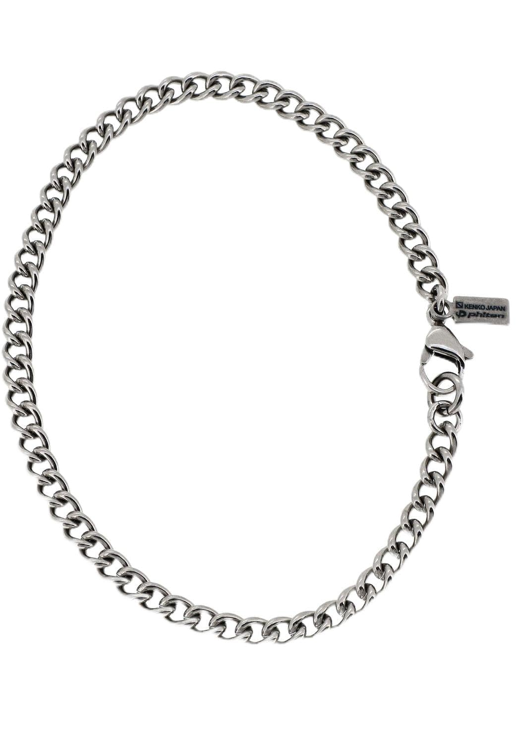 Phiten Limited Edition Titanium Anklet, Curb Chain, Length 23-27cm (25cm), Width 4.4mm, Hypoallergenic, Made in Japan, Sports, Health
Phiten Limited Edition Titanium Anklet, Curb Chain, Length 23-27cm (25cm), Width 4.4mm, Hypoallergenic, Made in Japan, Sports, Health