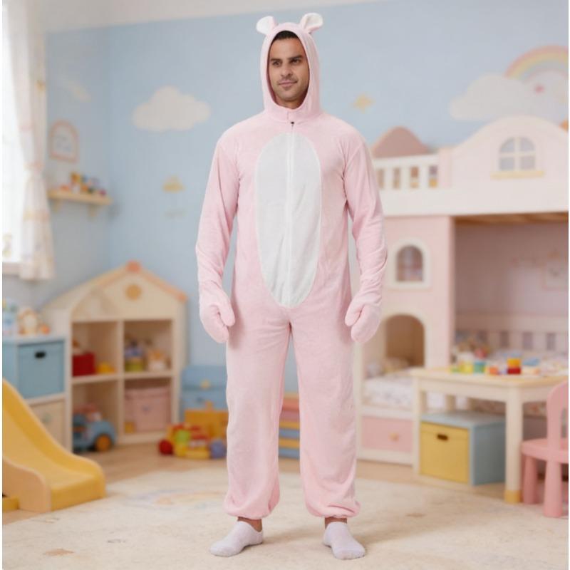 Rabbit Costume For Men Women Halloween Cosplay Party Full Body Animal Mascot Suit Theme Birthday Dress Up Performance XL рожевий
Rabbit Costume For Men Women Halloween Cosplay Party Full Body Animal Mascot Suit Theme Birthday Dress Up Performance XL рожевий