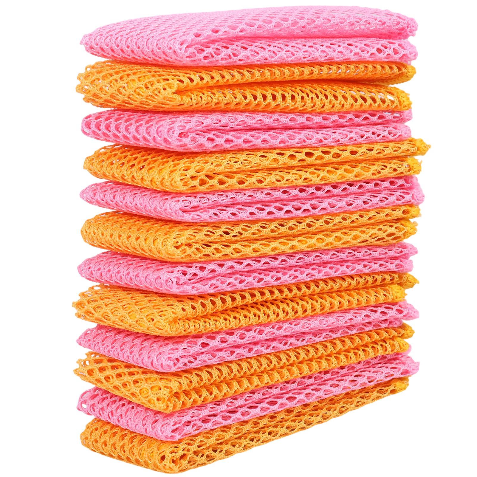 12Pcs Mesh Dish Cloth Rapid Dry Scourer Mesh Washing Cloths Kitchen Cleaning Tool Accessories Foldable Storage for Kitchen
12Pcs Mesh Dish Cloth Rapid Dry Scourer Mesh Washing Cloths Kitchen Cleaning Tool Accessories Foldable Storage for Kitchen