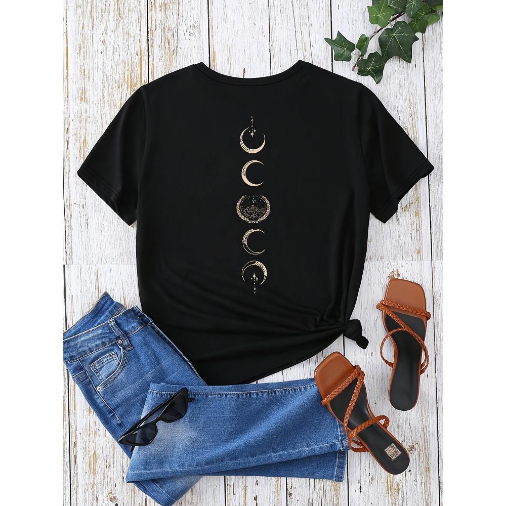 Women S Round Neck Short Sleeve T-Shirt Suitable for Spring, Autumn, and Summer, Fashionable and Unique Print, Crew Neck XL
Women S Round Neck Short Sleeve T-Shirt Suitable for Spring, Autumn, and Summer, Fashionable and Unique Print, Crew Neck XL