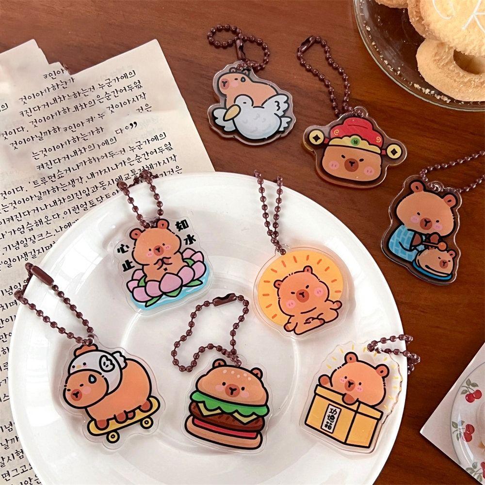 Creative Capybara Keychain Cute Car Keys Chain Children s Gift Pendant Key Chain Student Style 4
Creative Capybara Keychain Cute Car Keys Chain Children s Gift Pendant Key Chain Student Style 4