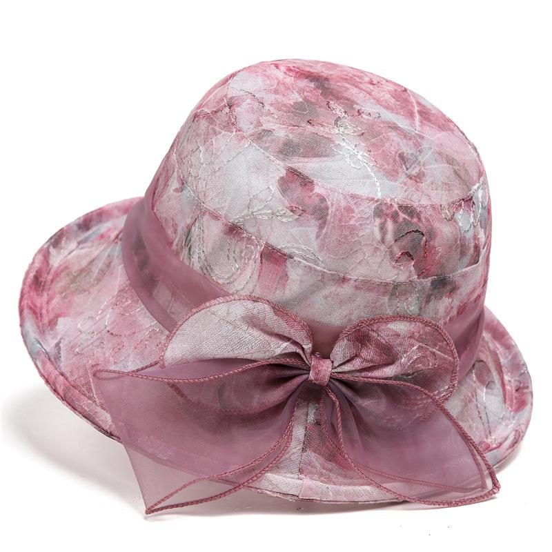Hat Ladies summer basin hat light breathable visor fashionable elegant flower bucket hat M(56-58cm)
Hat Ladies summer basin hat light breathable visor fashionable elegant flower bucket hat M(56-58cm)