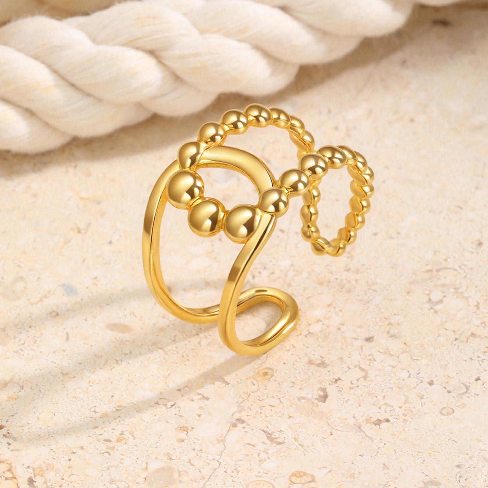 Chic Cross-opening Ring for Women,18K Gold Plated Geometric Stainless Steel Rings,Trendy Jewelry Mother s Day Gift
Chic Cross-opening Ring for Women,18K Gold Plated Geometric Stainless Steel Rings,Trendy Jewelry Mother s Day Gift