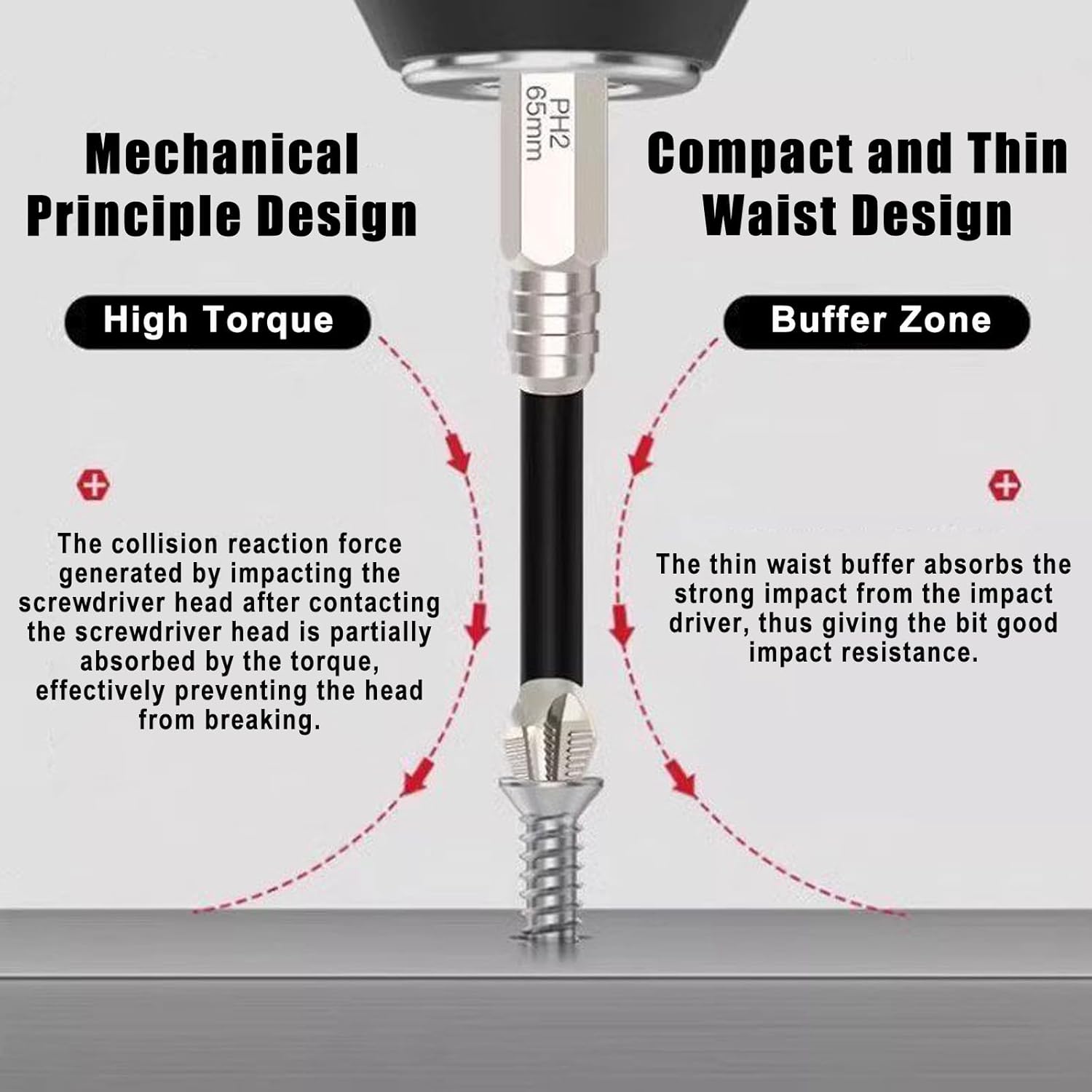 High Magnetic Screwdriver Drill Bit Set, PH2 Cross Head Tips, 6 Lengths (25mm, 50mm, 65mm, 75mm, 100mm, 150mm), Ideal for Home
High Magnetic Screwdriver Drill Bit Set, PH2 Cross Head Tips, 6 Lengths (25mm, 50mm, 65mm, 75mm, 100mm, 150mm), Ideal for Home