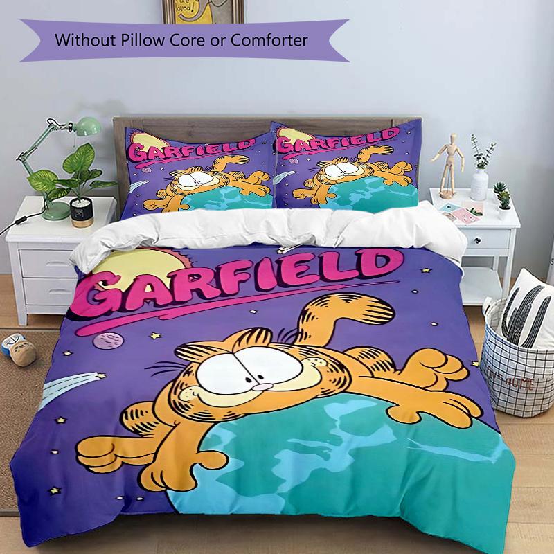 3pcs Garfield s Cosmic Adventure Printed Quilt Set - Includes 1 Quilt Cover and 2 Pillowcases, Machine Washable - Suitable for All Seasons.W037 135x200cm
3pcs Garfield s Cosmic Adventure Printed Quilt Set - Includes 1 Quilt Cover and 2 Pillowcases, Machine Washable - Suitable for All Seasons.W037 135x200cm