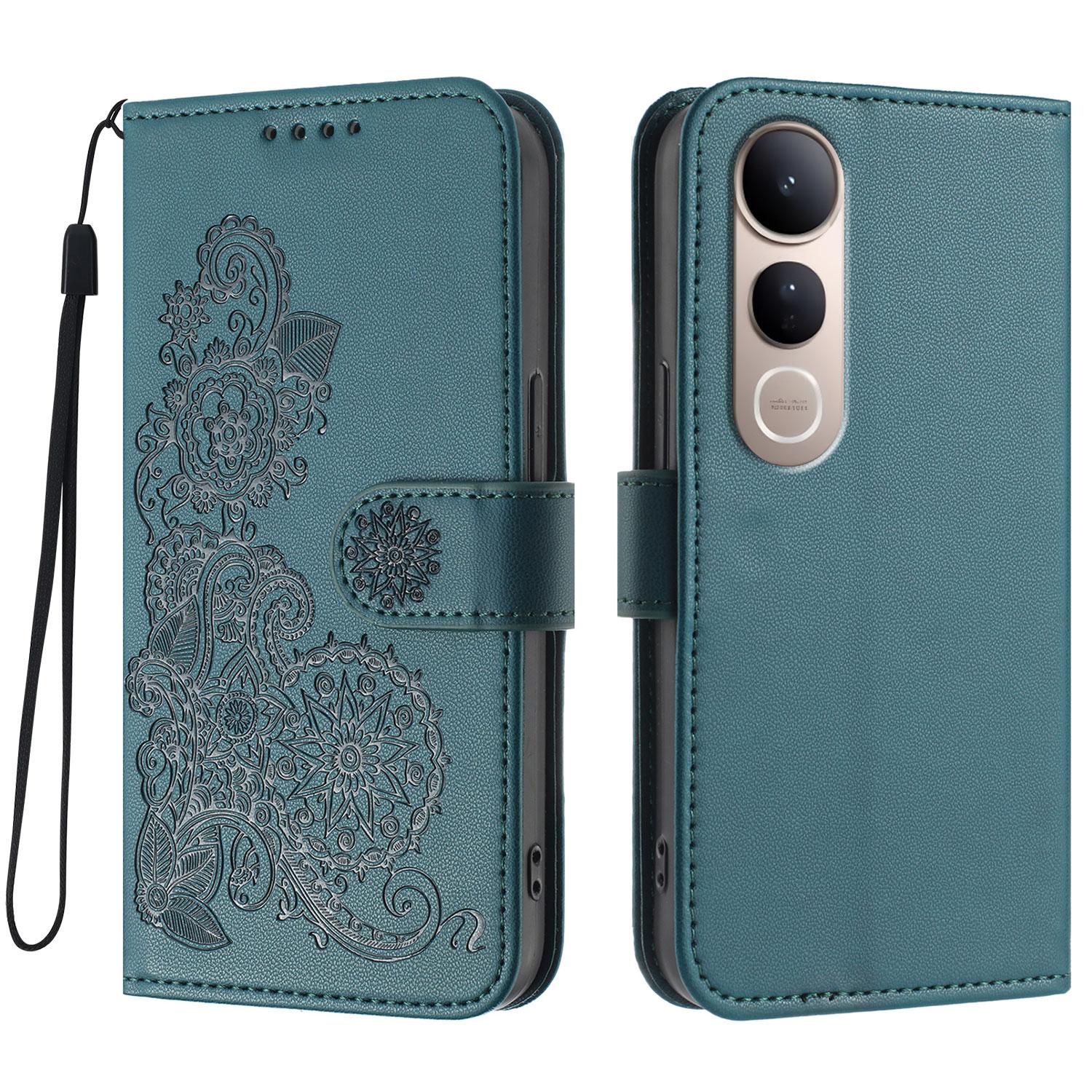 For vivo V50 Lite 4G/vivo V50 Lite 5G Phone Cases Mandala Flower Leather Wallet Mobile Cover with Strap Blackish Green
For vivo V50 Lite 4G/vivo V50 Lite 5G Phone Cases Mandala Flower Leather Wallet Mobile Cover with Strap Blackish Green