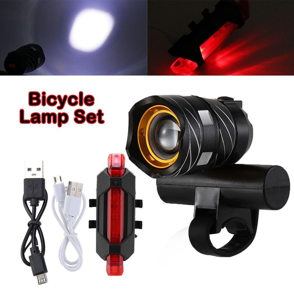 Adjustable Zoom T6 LED Bike Lights 360-Degree Rotatable Rear&Front Lights Riding Light Outdoor
Adjustable Zoom T6 LED Bike Lights 360-Degree Rotatable Rear&Front Lights Riding Light Outdoor