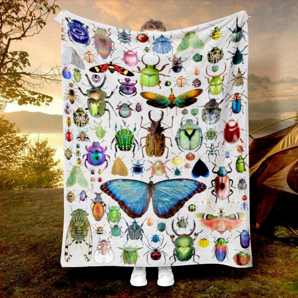 Botanical Insect Garden Blanket Reversible Flannel Throw for Nature Lovers AllSeason Comfort Wildlife Wonder Gift 75x100cm (30x40inch)
Botanical Insect Garden Blanket Reversible Flannel Throw for Nature Lovers AllSeason Comfort Wildlife Wonder Gift 75x100cm (30x40inch)